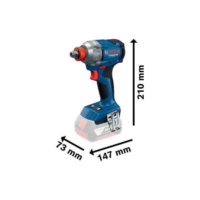 Bosch Professional GSR 18V-65, GDX 18V-285, GBH 18V-22 : Perceuse visseuse, boulonneuse et perforateur 18V avec batteries 3x5,0Ah et sac de transport renforcé