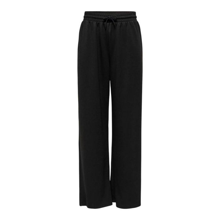 Pantalon de sport long Only Onlscarlett Wide Pant Swt Noos Noir Femme 15-16 Ans