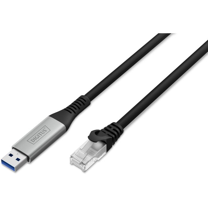 DIGITUS USB 3.2.RJ45 Ethernet Kabel 1Gbit/s 5 m 0 DIGITUS USB 3.2.RJ45 Ethernet Kabel 1Gbit/s 5 m 0