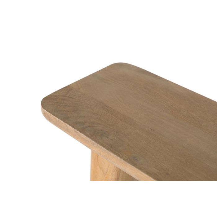 GINER Y COLOMER Console d'entrée en bois de manguier massif, design minimaliste et finition mate naturelle, meuble de rangement pour hall 3 GINER Y COLOMER Console d'entrée en bois de manguier massif, design minimaliste et finition mate naturelle, meuble de rangement pour hall 3