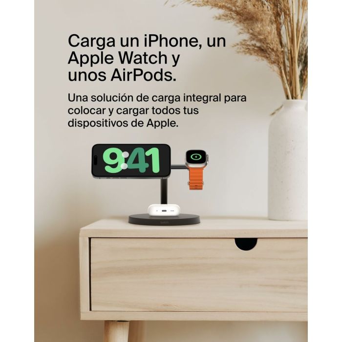 Chargeur mural Belkin WIZ032KQBK Noir 15 W (1 Unité) 1 Chargeur mural Belkin WIZ032KQBK Noir 15 W (1 Unité) 1