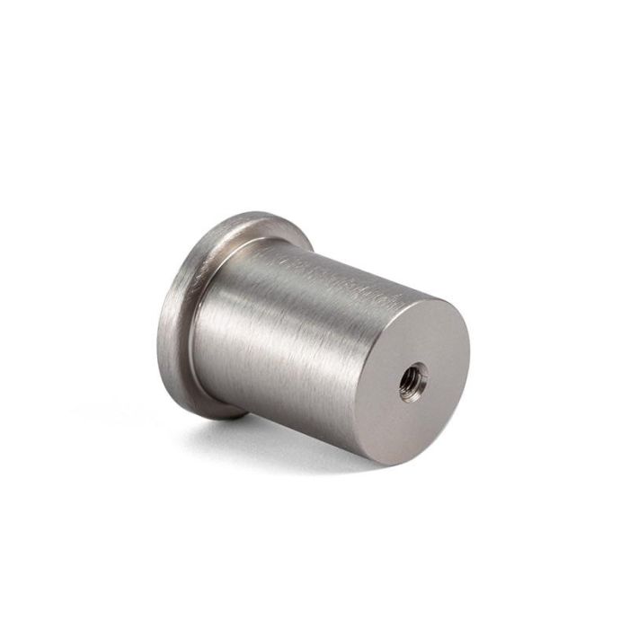 Pomo Aluminio Modelo Round Ø25 Acabado Efecto Inox Viefe 2