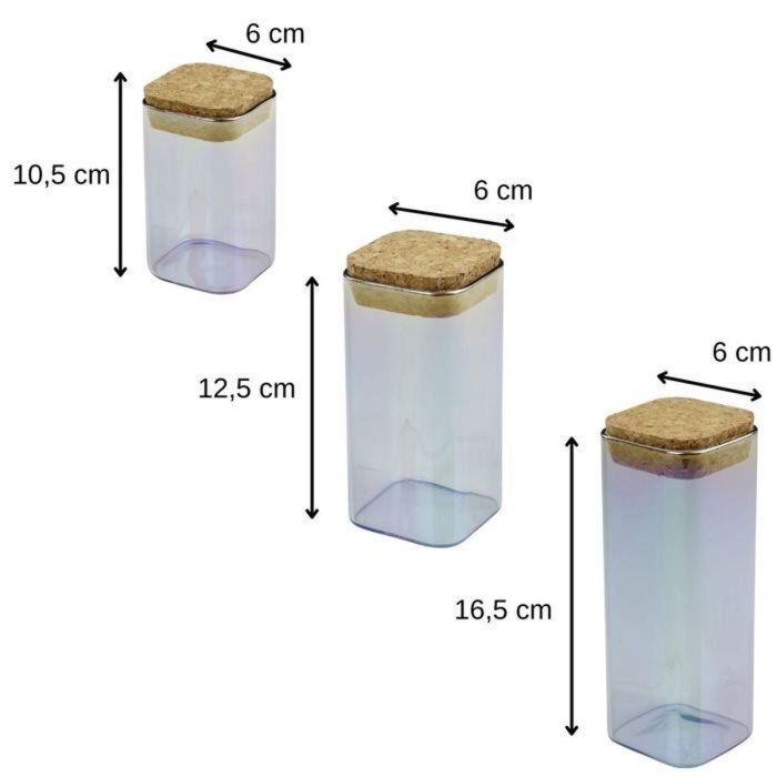 Set de 3 Boites Fackelmann Tasty Green Vert 450 ml 3 Pièces 4