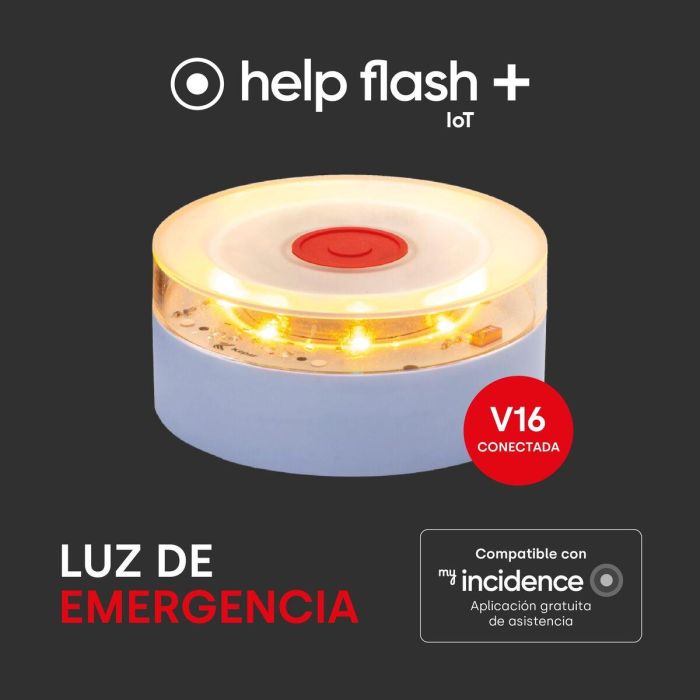 Balise d'urgence V16 connectée DGT 3.0 Help-Flash PD-000081 2 Balise d'urgence V16 connectée DGT 3.0 Help-Flash PD-000081 2