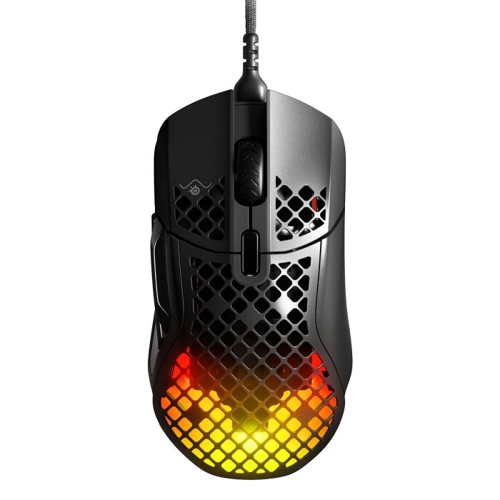 Souris Gaming SteelSeries Aerox 5 Jeux Noir Avec câble Lumières LED 0 Souris Gaming SteelSeries Aerox 5 Jeux Noir Avec câble Lumières LED 0