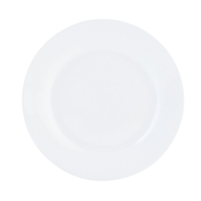 Assiette plate Quid Basic Blanc Céramique 23 cm (12 Unités) 2