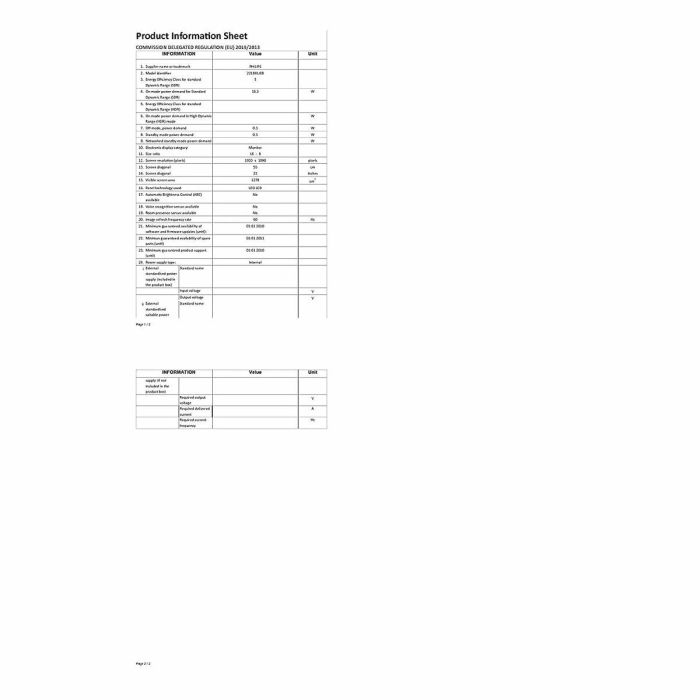 Écran Philips 221B8LJEB/00 21,5" Full HD 15