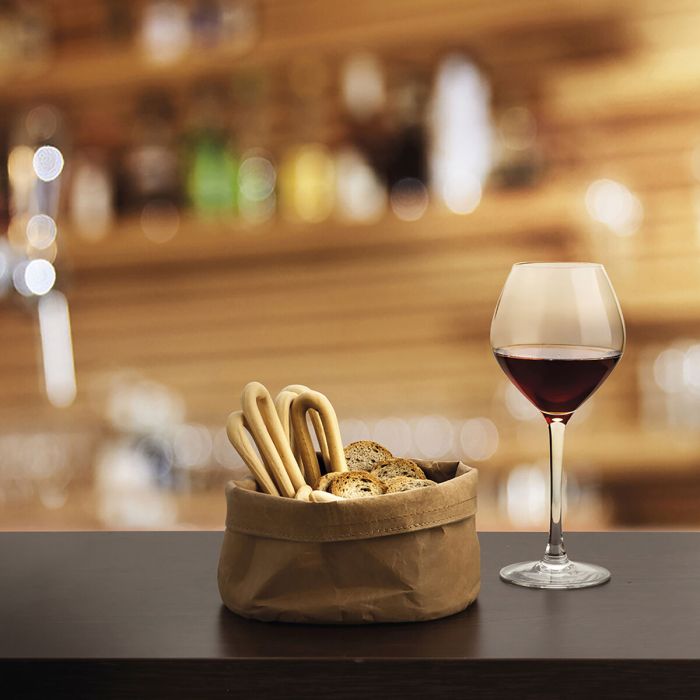 Corbeille à Pain Quid Farina Marron Papier Carton 17 x 8 cm (72 Unités) 1