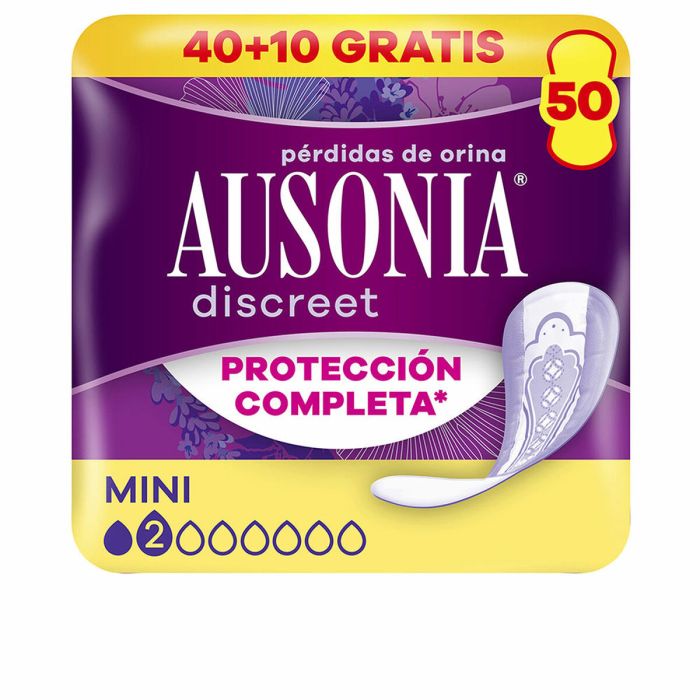 Compresses pour Incontinence Ausonia DISCREET 50 Unités