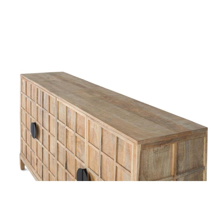 GINER Y COLOMER - Buffet 4 portes en bois massif de manguier naturel - 175 cm de long x 91 cm de haut x 40 cm de profondeur 3 GINER Y COLOMER - Buffet 4 portes en bois massif de manguier naturel - 175 cm de long x 91 cm de haut x 40 cm de profondeur 3