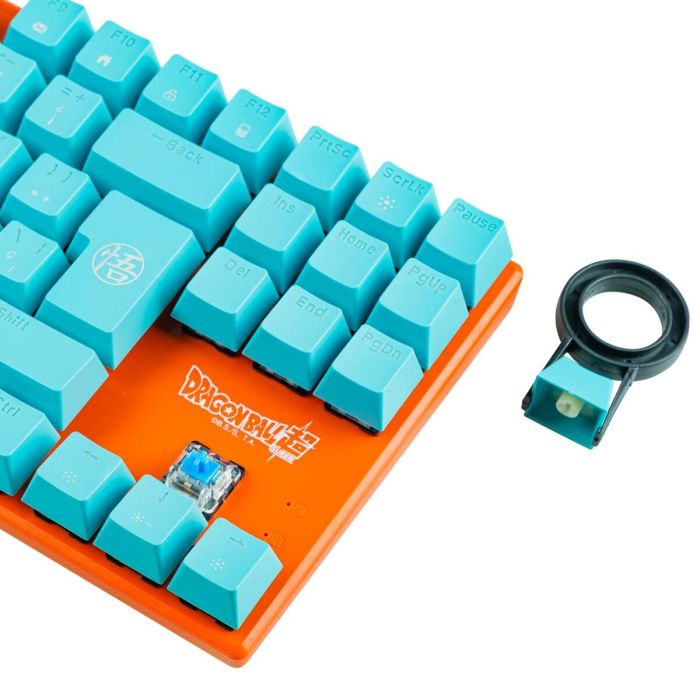 Clavier pour jeu FR-TEC DBPCKEYGO Bleu Espagnol Qwerty QWERTY 1