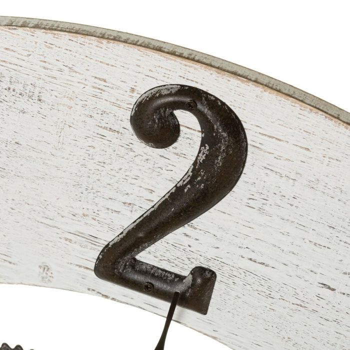 Horloge Murale Multicouleur Métal Bois MDF 68 x 3,5 x 68 cm 2