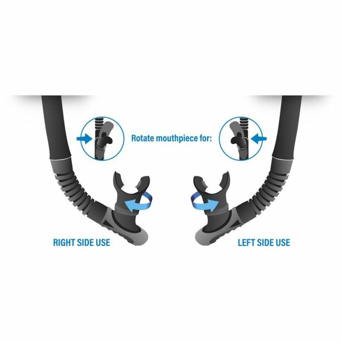 tube de plongée Seac Reverse Dry Rouge 1