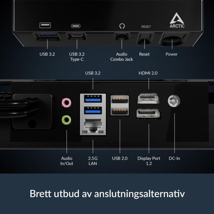 PC de bureau Arctic ACPCC00002A 32 GB RAM 1 TB SSD AMD Ryzen 7 5700G 3