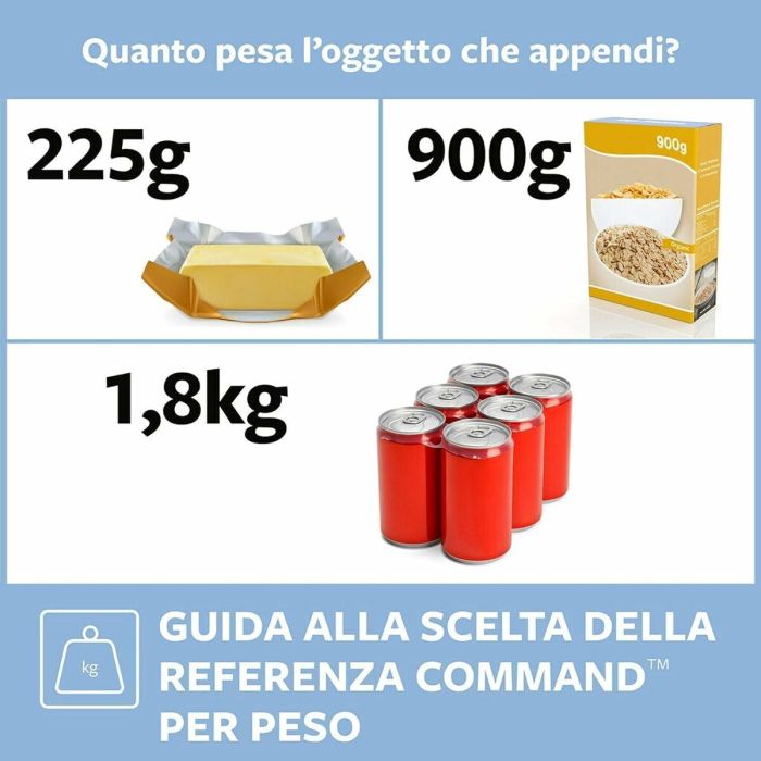 Crochet pour suspendre 3M 225 g Transparent Plastique (6 Unités) 13