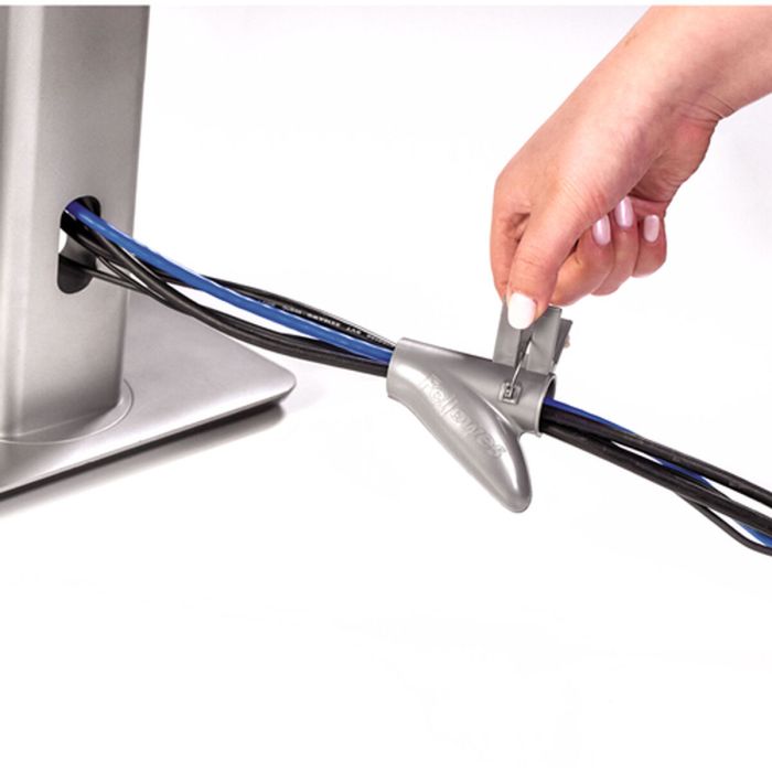 Organisateur de Câbles Fellowes CableZip Argenté 200 mm 2 mm 4 Organisateur de Câbles Fellowes CableZip Argenté 200 mm 2 mm 4