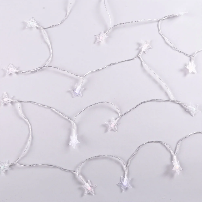 Guirlande LED Intérieure 5M HO-XMAS-020-IP20-5M-WW, Blanc Chaud, Fonctionne à Piles 2