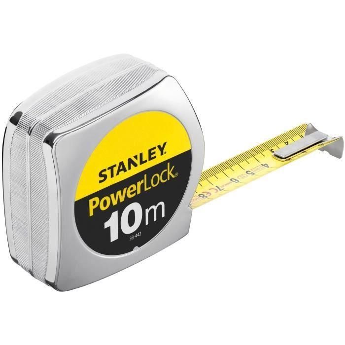 Mesure - STANLEY - 1-33-442 - 10 m x 25 mm - Powerlock Classic ABS 3 Mesure - STANLEY - 1-33-442 - 10 m x 25 mm - Powerlock Classic ABS 3