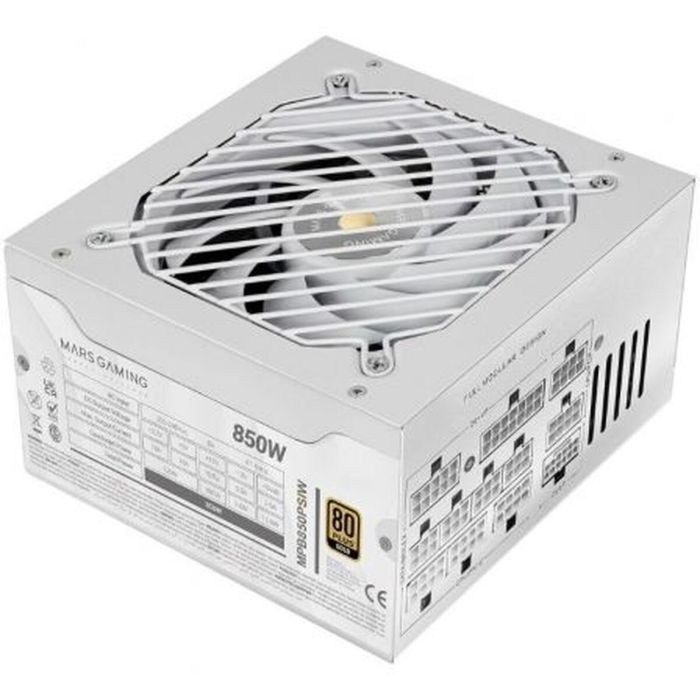 Bloc d’Alimentation Mars Gaming MPB850PSIW ATX 850 W 80 Plus Gold Bloc d’Alimentation Mars Gaming MPB850PSIW ATX 850 W 80 Plus Gold