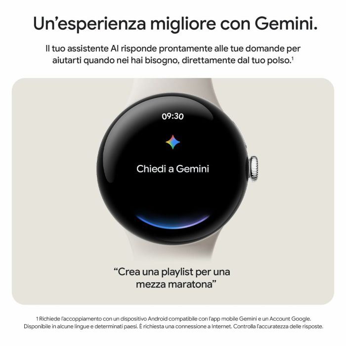 Montre intelligente Google GA05785-DE Noir 1,4" 45 mm 11