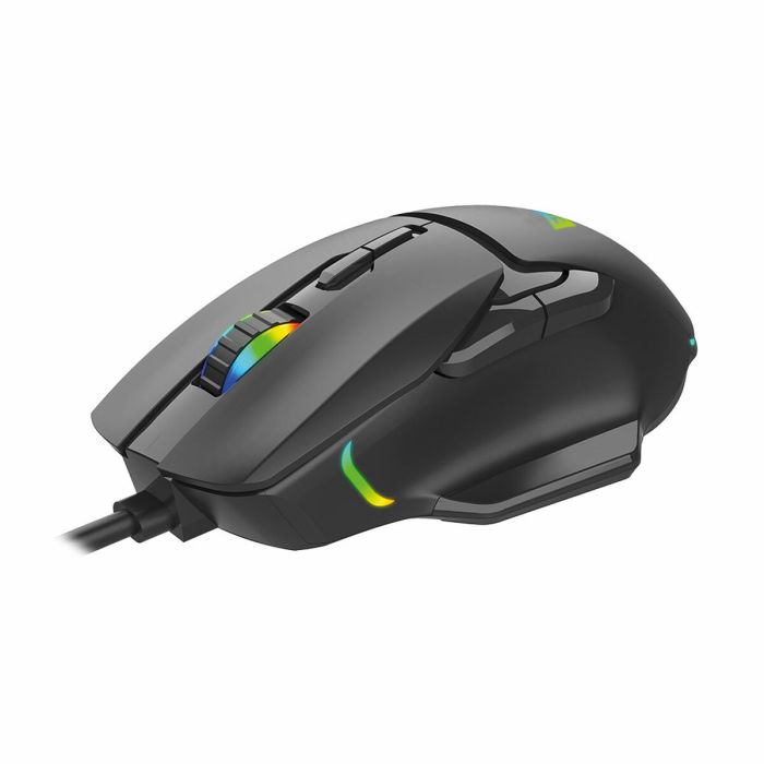 Souris Gaming avec LED EDM 07753 for players Noir 7200 dpi 2 Souris Gaming avec LED EDM 07753 for players Noir 7200 dpi 2