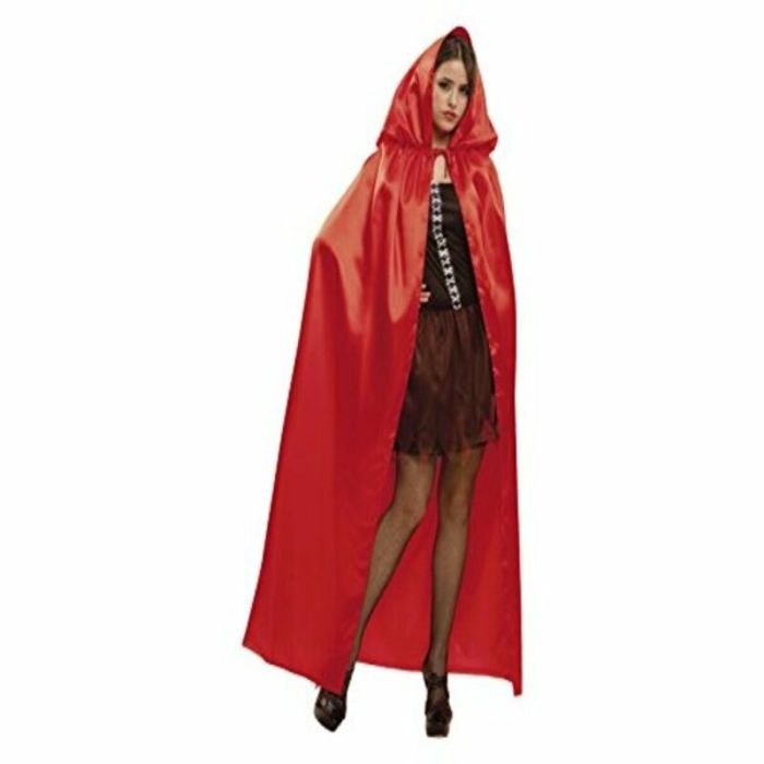 Cape My Other Me Rouge Taille unique S Avec capuche Femme 3