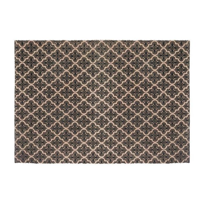 Tapis Atmosphera Noir Beige Coton Multicouleur 60 x 90 cm 3