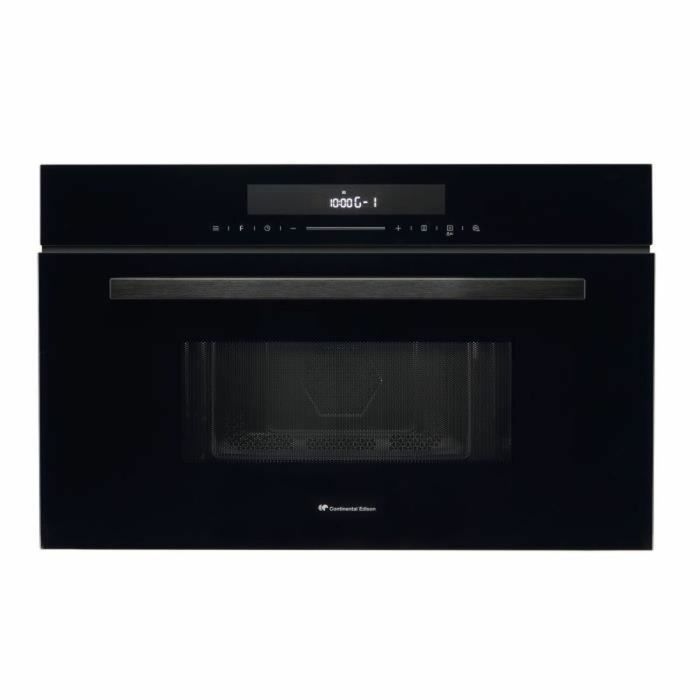 CONTINENTAL EDISON CEMO34CEB3 Four micro-ondes encastrable, 1450 W, 34 L, Grill, Noir, 59,5 x 38,3 x 49,2 cm