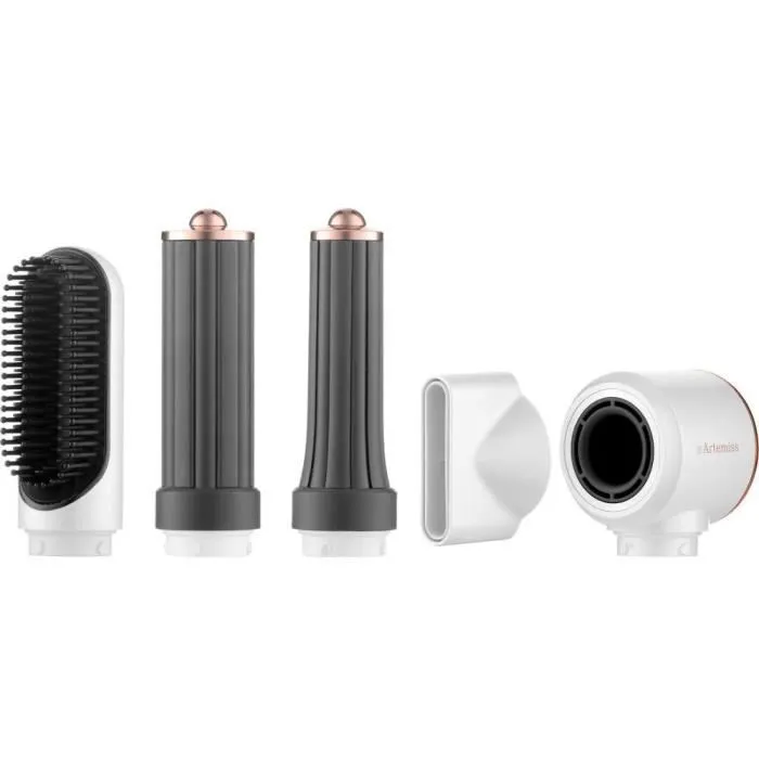 Sencor SHS 9100RS ARTEMISS - Styler d'Air Professionnel avec Moteur BLDC, 3 Vitesses, 4 Températures et 5 Accessoires