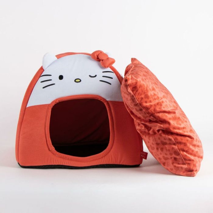 Lit pour chien Hello Kitty Rouge 4