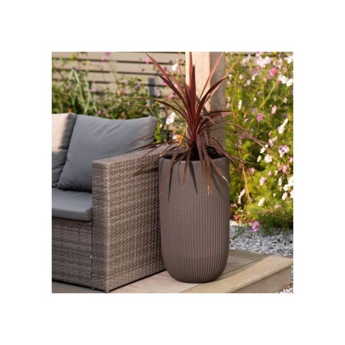 Pot Strata Marron Plastique 35 x 35 x 62 cm 1