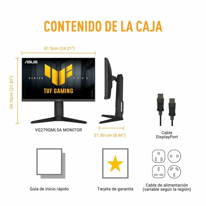 Monitor Gaming Asus 90LM0C20-B01171 Full HD 27" 8