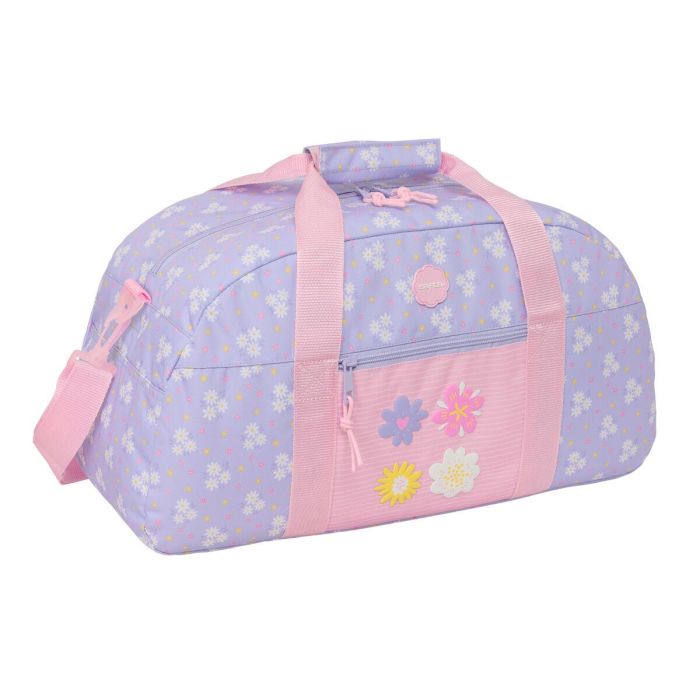 Sac de sport Safta Bouquet Rose Lila 50 x 26 x 20 cm