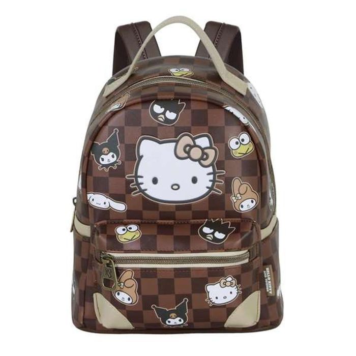 Cartable Hello Kitty Marron 1 Cartable Hello Kitty Marron 1