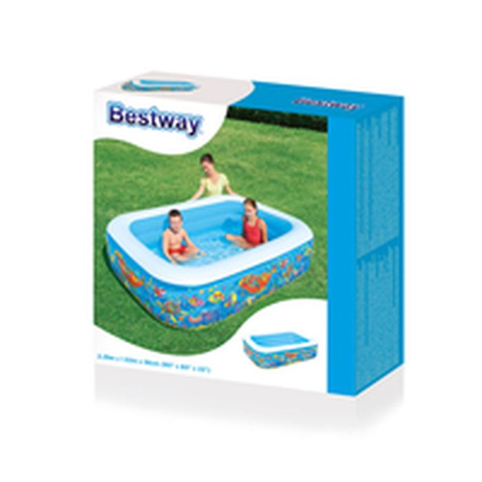Bestway Piscine Gonflable 3 Chambres Floral 229x152x56 cm +6 Ans Jardin 54120 2