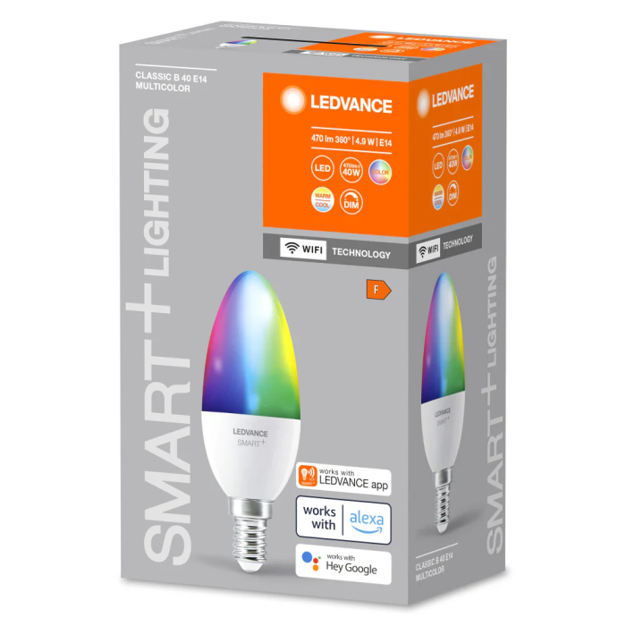 Ledvance SMART Ampoule LED E14 4.9W 470Lm 2700-6500K 200° IP20 Dimmable CCT WiFi 1