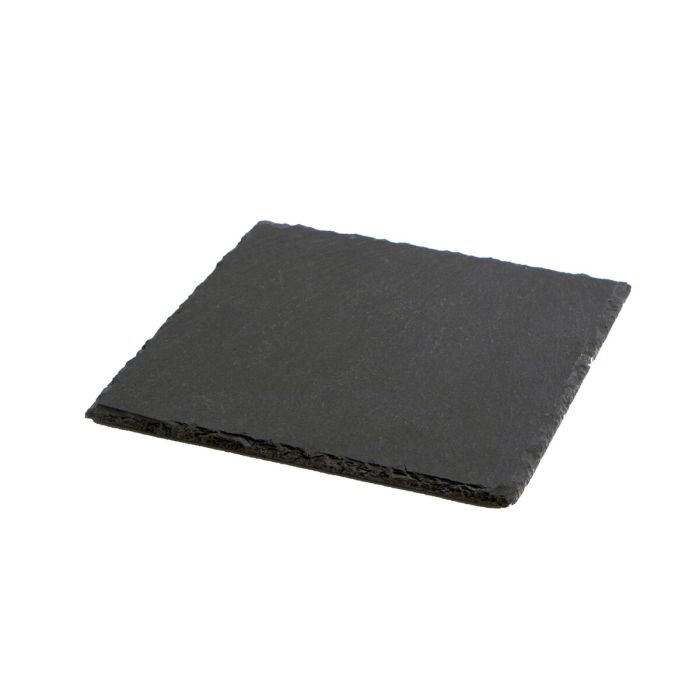 Plateau en Céramique Effet Ardoise Quid Gastro Fresh Noir (20 x 20 cm) (12 Unités) 1 Plateau en Céramique Effet Ardoise Quid Gastro Fresh Noir (20 x 20 cm) (12 Unités) 1