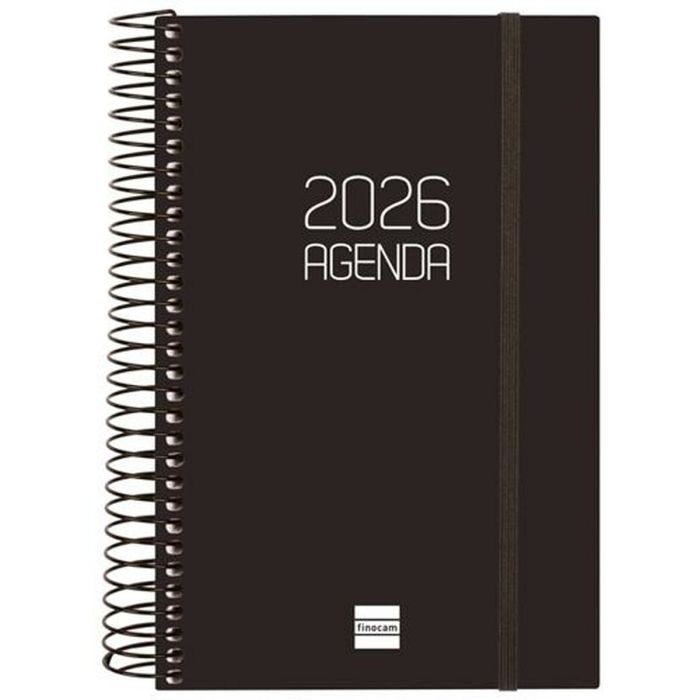 Agenda Finocam OPAQUE Noir 11,7 x 18,1 cm 2026 0 Agenda Finocam OPAQUE Noir 11,7 x 18,1 cm 2026 0