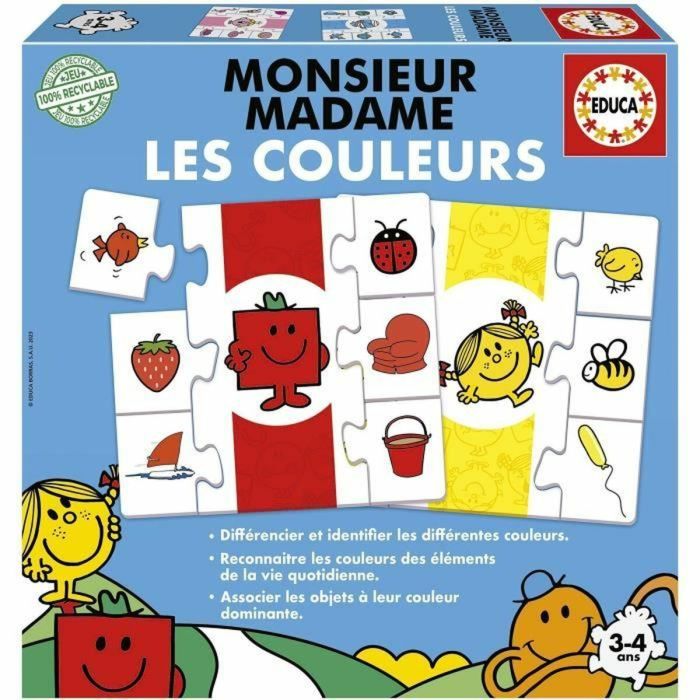 Jouet Educatif Educa Mr. Men and Women 0 Jouet Educatif Educa Mr. Men and Women 0