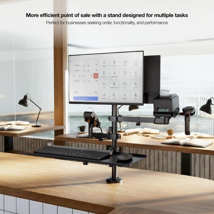 Support de table d'écran TooQ TQPM0003 17" 32" 13" (2 Unités) 2 Support de table d'écran TooQ TQPM0003 17" 32" 13" (2 Unités) 2