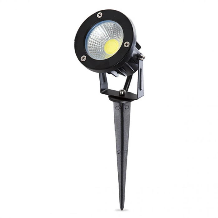 BX3 Projecteur LED pour jardin 9W 3000K, blanc froid 6000K, éclairage extérieur décoratif et fonctionnel, résistant aux intempéries, modèle BX3-CPDC09-9W-WW