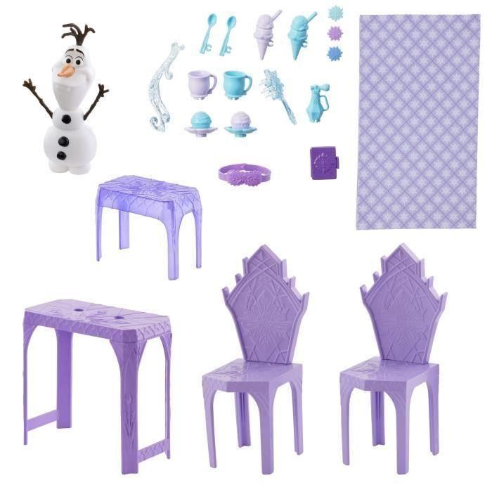 Disney La Reine des Neiges - Palais de glace d'Elsa - Olaf - 21 accessoires - Disney Frozen - JGG41 3