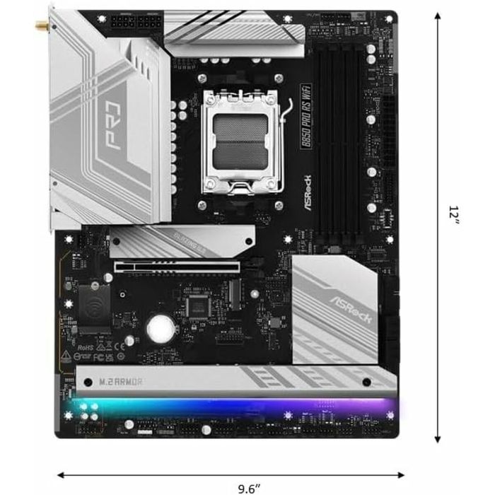 Carte Mère ASRock B850 Pro RS WiFi AMD B850 LGA 1151 AMD AM5 2 Carte Mère ASRock B850 Pro RS WiFi AMD B850 LGA 1151 AMD AM5 2