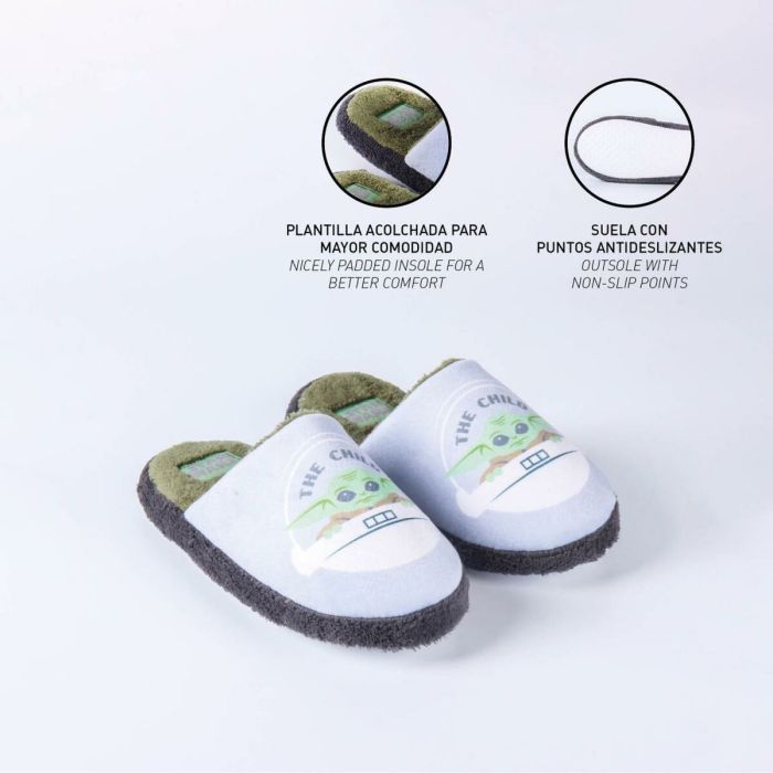 Chaussons The Mandalorian Gris clair 5