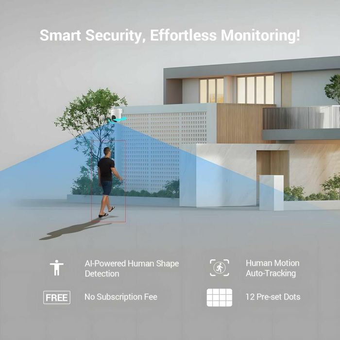 Camescope de surveillance Ezviz CS-H8C-R200-1K3KFL4GA 4MM 3