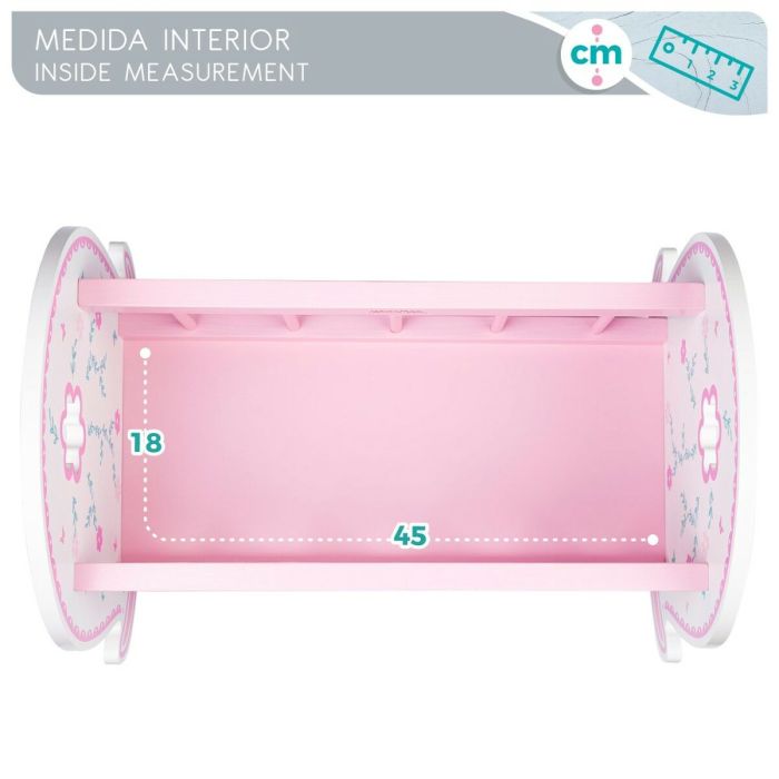 Lit de poupée Woomax 2 Unités 47 x 35 x 35 cm 2