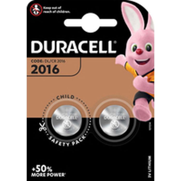 Pile bouton DURACELL DL2016 K2 3 V (10 Unités) 6