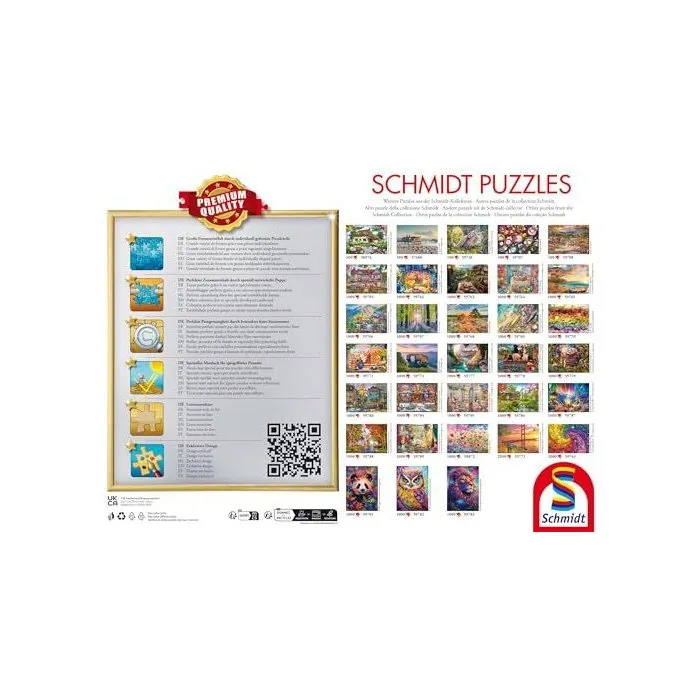 Schmidt Spiele Puzzle Magnifique jardin de papillons 2000 pièces dès 14 ans, décoratif et apaisant Schmidt Spiele Puzzle Magnifique jardin de papillons 2000 pièces dès 14 ans, décoratif et apaisant