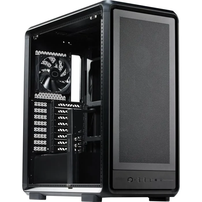 Cooler Master MasterFrame 500 Mesh Black ARGB Boîtier PC Gamer Mid-Tour Modulable avec Ventilateurs ARGB Préinstallés, Support E-ATX, Panneaux Mesh et Verre, USB-C Cooler Master MasterFrame 500 Mesh Black ARGB Boîtier PC Gamer Mid-Tour Modulable avec Ventilateurs ARGB Préinstallés, Support E-ATX, Panneaux Mesh et Verre, USB-C