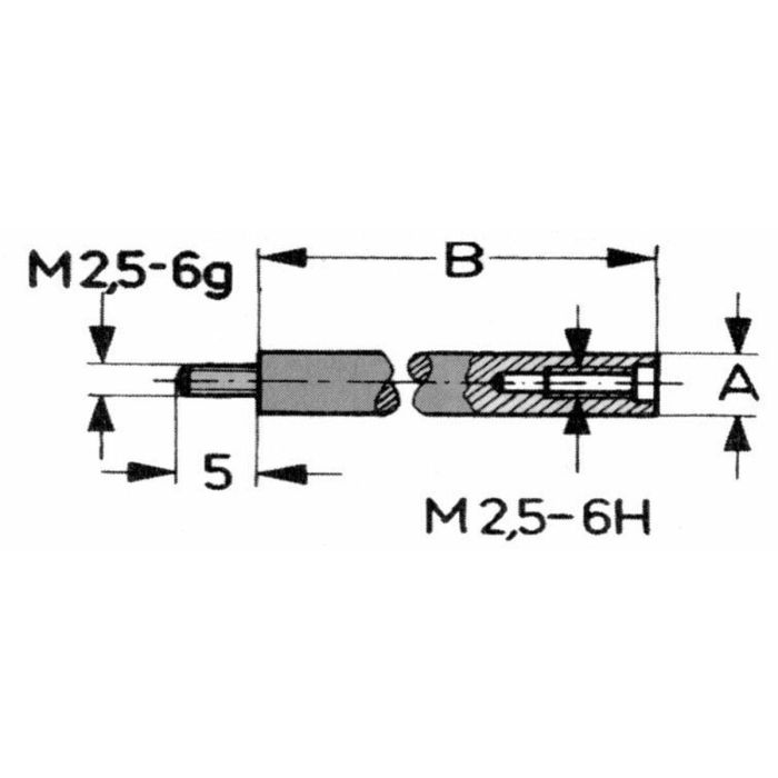 Rallonges pour comparateurs analogiques et numériques VOGEL 1